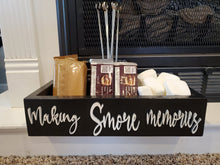 Load image into Gallery viewer, 3D Making S'more memories box - Smores box - Camping station - Smores Bar - Smores - Camping food box - Outdoor Food Tray