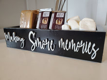Load image into Gallery viewer, 3D Making S'more memories box - Smores box - Camping station - Smores Bar - Smores - Camping food box - Outdoor Food Tray