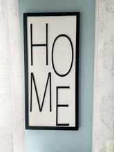 Load image into Gallery viewer, 3D Home Sign - Welcome Sign - Modern Farmhouse Decor - Farmhouse Wall Decor -Rustic Home Decor - Mantel Decor - Entryway sign