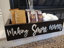 Load image into Gallery viewer, 3D Making S'more memories box - Smores box - Camping station - Smores Bar - Smores - Camping food box - Outdoor Food Tray