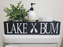 Load image into Gallery viewer, 3D Lake Bum Toilet Paper Holder - Cabin Bathroom Decor - Wooden Box - Bathroom Storage Box - Toilet Paper Box - Lakehouse Decor