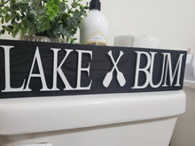 Load image into Gallery viewer, 3D Lake Bum Toilet Paper Holder - Cabin Bathroom Decor - Wooden Box - Bathroom Storage Box - Toilet Paper Box - Lakehouse Decor