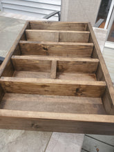 Load image into Gallery viewer, Large Charcuterie Wooden Tray- Charcuterie Board - Camping station - Smores Bar - Smores - Camping food box - Party Food Tray