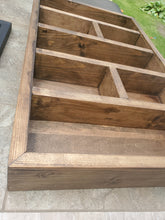 Load image into Gallery viewer, Large Charcuterie Wooden Tray- Charcuterie Board - Camping station - Smores Bar - Smores - Camping food box - Party Food Tray