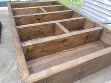 Load image into Gallery viewer, Large Charcuterie Wooden Tray- Charcuterie Board - Camping station - Smores Bar - Smores - Camping food box - Party Food Tray