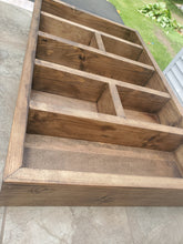 Load image into Gallery viewer, Large Charcuterie Wooden Tray- Charcuterie Board - Camping station - Smores Bar - Smores - Camping food box - Party Food Tray