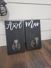 Load image into Gallery viewer, 3D Personalized Towel Hooks - Bathroom Storage And Organizing - Personalized Sign- Laundry Room Organizer - Backpack Hook - stocking hook