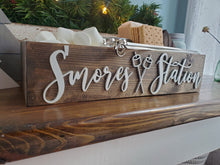 Load image into Gallery viewer, 3D Smores station box - Smores box - Camping station - Smores Bar - Smores - Camping food box - Outdoor Food Tray