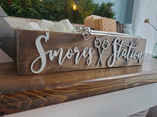 Load image into Gallery viewer, 3D Smores Caddy - Smores Station - Camping Station - Smores Bar - Smores - Camping Food Box - Outdoor Food Tray