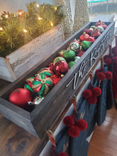 Load image into Gallery viewer, 3D Personalized Stocking Holder Box, Mantel decor, Fireplace Decor, Personalized Stocking holder, Family Stockings