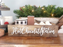 Load image into Gallery viewer, 3D Hot Chocolate Station box - Chocolate box - Drink station - Hot Chocolate Bar - Dessert Bar - Camping food box - Outdoor Food Tray