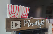 Load image into Gallery viewer, 3D Movie Night box - Movie box - Candy station - Candy Bar - Movies - Camping food box - Outdoor Food Tray