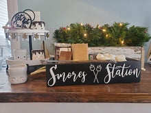 Load image into Gallery viewer, 3D Smores station box - Smores box - Camping station - Smores Bar - Smores - Camping food box - Outdoor Food Tray