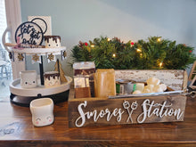 Load image into Gallery viewer, 3D Smores station box - Smores box - Camping station - Smores Bar - Smores - Camping food box - Outdoor Food Tray