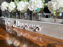 Load image into Gallery viewer, 3d Personalized centerpiece box - Mason Jar Box - Table Decor - Dining decor - Kitchen Decor - Mantle decor - Kitchen Island Decor