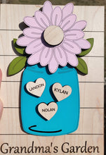Load image into Gallery viewer, Engraved Mother's Day gift for mom, Personalized Mother's day sign, Mother's day gift from kids, gift for Mom, Gift for grandma