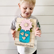 Load image into Gallery viewer, Engraved Mother's Day gift for mom, Personalized Mother's day sign, Mother's day gift from kids, gift for Mom, Gift for grandma