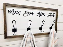 Load image into Gallery viewer, 3D Farmhouse Bathroom Decor for Kids Towels, Bathroom Storage And Organization, Back Pack Hooks, Towel Holder, Towel Rack, Bathroom Hooks