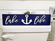 Load image into Gallery viewer, 3D Lake Life Toilet Paper Holder - Cabin Bathroom Decor - Wooden Box - Bathroom Storage Box - Toilet Paper Box - Lakehouse Decor