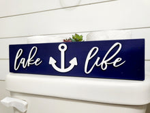 Load image into Gallery viewer, 3D Lake Life Toilet Paper Holder - Cabin Bathroom Decor - Wooden Box - Bathroom Storage Box - Toilet Paper Box - Lakehouse Decor