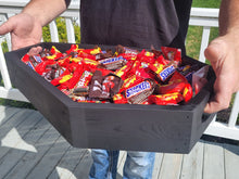 Load image into Gallery viewer, Coffin Serving tray - Halloween Decor - Candy box - Candy station - Trick or Treat Candy Box - Halloween Party Decor - Outdoor Food Tray