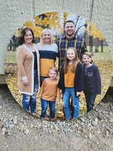 Load image into Gallery viewer, Custom Wood Photo, Round Picture Printed on Wood, Picture or Photo Printed on Wood, Wood Photo Print, Custom Wood Sign, Image on Wood,
