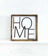 Load image into Gallery viewer, Custom Home Sign, Home Sweet Home Farmhouse Sign, Rustic Farmhouse Wall Decor, Custom Home Decor