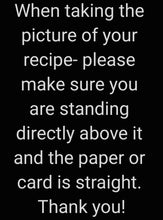 Load image into Gallery viewer, Wood Recipe sign | Family Recipe Sign | Recipe Handwriting | Handwritten Recipe | Hand Written Recipe Keepsake | Personalized Recipe