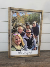 Load image into Gallery viewer, Wood Framed Photo Gift for Mom or Gift for Grandma