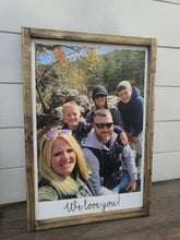 Load image into Gallery viewer, Wood Framed Photo Gift For Dad or Gift For Grandpa