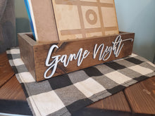 Load image into Gallery viewer, 3D Game Night Box - Game Storage Box - Gift Box - Family Night - Games - Camping food box - Outdoor Food Tray - Gift for kids
