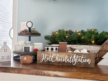 Load image into Gallery viewer, 3D Hot Chocolate Station box - Chocolate box - Drink station - Hot Chocolate Bar - Dessert Bar - Camping food box - Outdoor Food Tray
