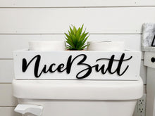 Load image into Gallery viewer, 3D Nice Butt - Rustic Toilet Paper Holder - Farmhouse Bathroom Decor - Wooden Box Above The Toilet
