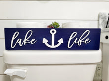 Load image into Gallery viewer, 3D Lake Life Toilet Paper Holder - Cabin Bathroom Decor - Wooden Box - Bathroom Storage Box - Toilet Paper Box - Lakehouse Decor

