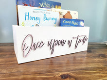 Load image into Gallery viewer, Once upon a time box- Book Box - Book Storage - Kids books - Book caddy - Kids room storage
