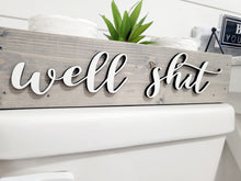 Load image into Gallery viewer, 3D Well Shit toilet box - Box for Toilet - Toilet Paper Holder - Rustic Bathroom Decor - Funny Bathroom Decor - Toilet Tray

