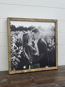 Wooden Framed Family Photos