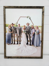 Load image into Gallery viewer, Wedding Photos Printed On Wood
