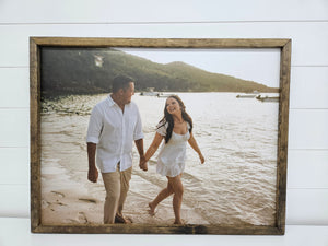 Wooden Framed Family Photos