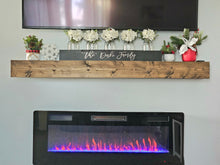 Load image into Gallery viewer, 3D Personalized Mantle Box, Mantel decor, Fireplace Decor, Mason Jar Centerpiece, Fireplace Decor,  Centerpiece Tray

