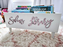 Load image into Gallery viewer, Personalized 3d Book storage Box - Baby Shower Gift - Book Box - Book Storage - Gift for Baby - Book caddy - Kids room storage
