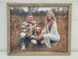 Wooden Framed Family Photos