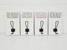 Load image into Gallery viewer, Kids Towel Hooks | 3D Farm Style | Backpack Hooks | Kids Bathroom Towel Hooks | Personalized Bathroom Hooks | Towel Rack | Towel Holder
