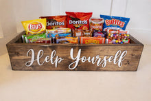 Load image into Gallery viewer, 3D Help Yourself Box - Party box - Bathroom Box - Bathroom Decor - Party Supplies - Box for Toilet - Office Food Tray
