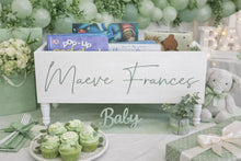 Load image into Gallery viewer, Just one more story Book Bin - Book Storage - Books - Toy Storage - Bookcase - Nursery Decor - Baby Shower Gift - Kids gift
