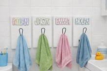 Load image into Gallery viewer, Kids Towel Hooks | 3D Farm Style | Backpack Hooks | Kids Bathroom Towel Hooks | Personalized Bathroom Hooks | Towel Rack | Towel Holder
