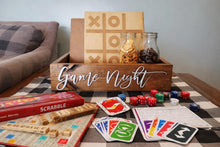 Load image into Gallery viewer, 3D Game Night Box - Game Storage Box - Gift Box - Family Night - Games - Camping food box - Outdoor Food Tray - Gift for kids
