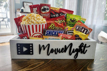 Load image into Gallery viewer, 3D Movie Night box - Movie box - Candy station - Candy Bar - Movies - Camping food box - Outdoor Food Tray
