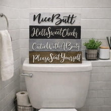 Load image into Gallery viewer, 3D Personalized Rustic Toilet Paper Holder - Farmhouse Bathroom Decor - Wooden Box - Bathroom Storage - Toilet Paper Box
