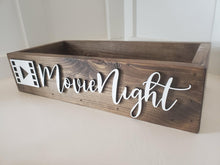 Load image into Gallery viewer, 3D Movie Night box - Movie box - Candy station - Candy Bar - Movies - Camping food box - Outdoor Food Tray
